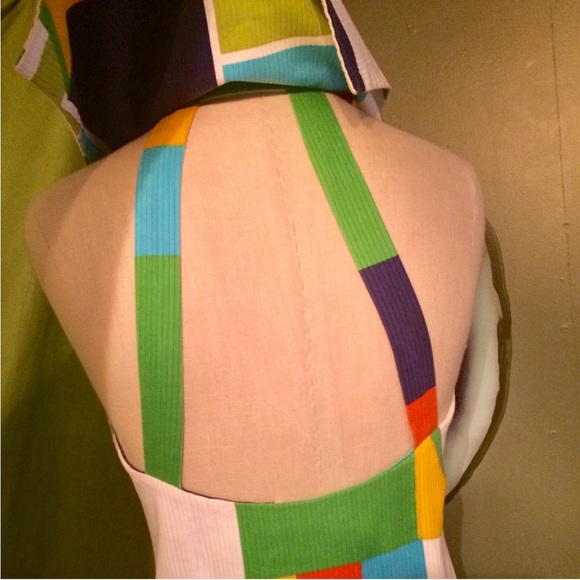 vintage 60s Mondrian-inspired dress - Picture 5 of 8